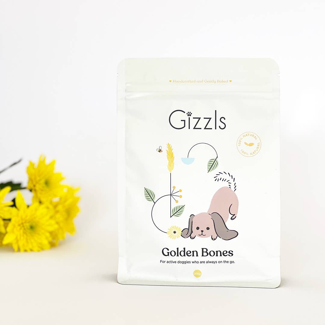 Friandises pour chiens Gizzls Golden Bones