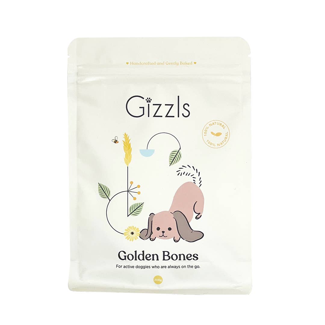 Friandises pour chiens Gizzls Golden Bones