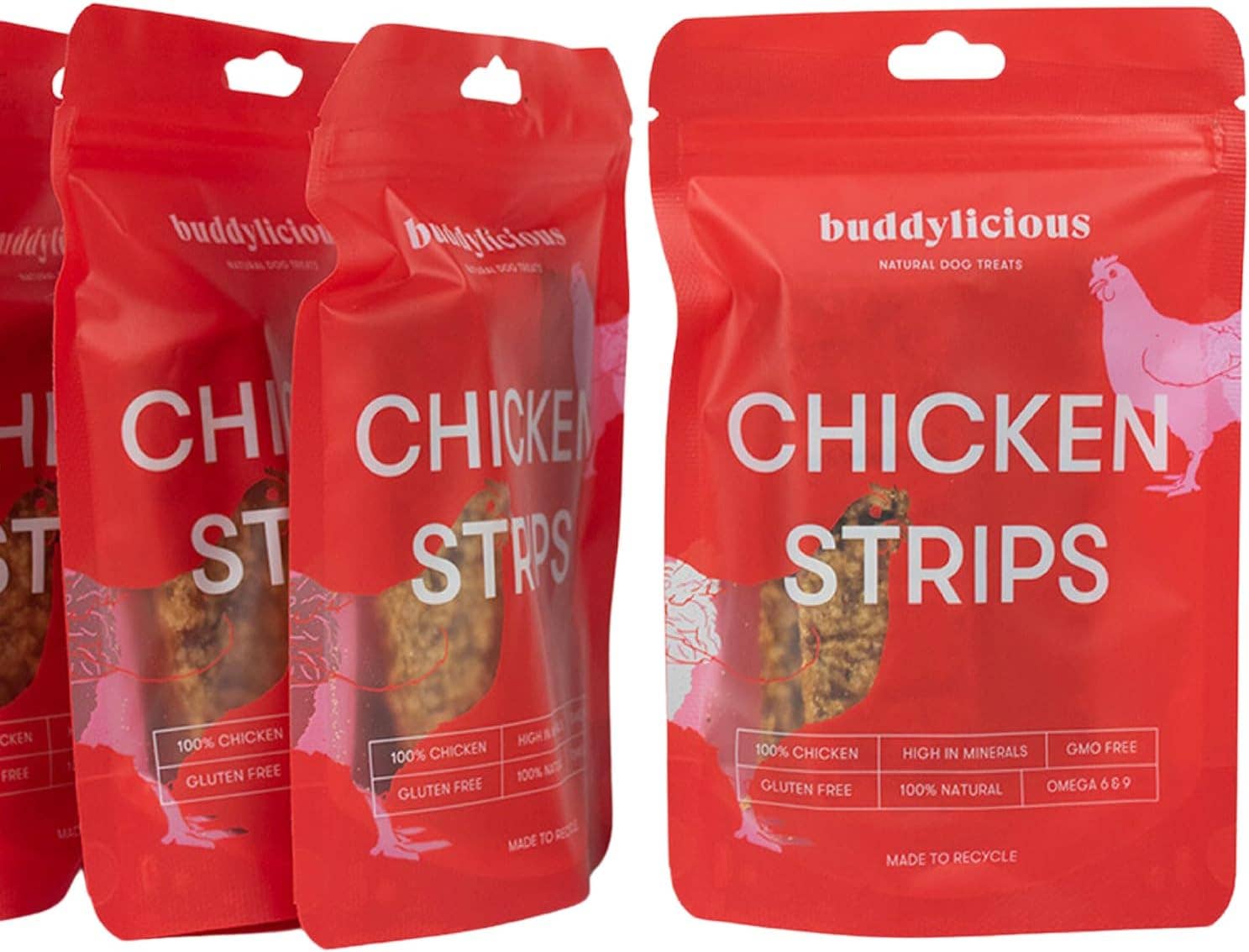 Friandises lamelles de poulet