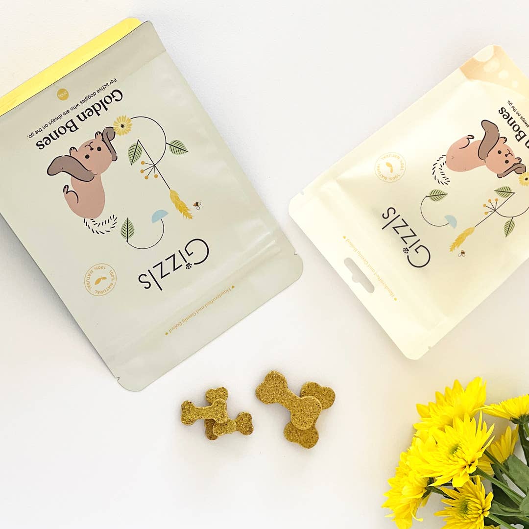 Friandises pour chiens Gizzls Golden Bones