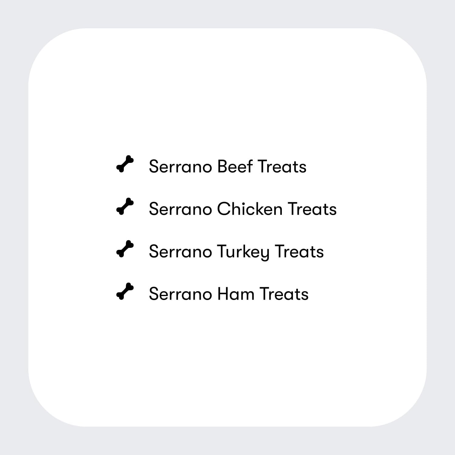 Friandises d’entraînement Poulet Serrano