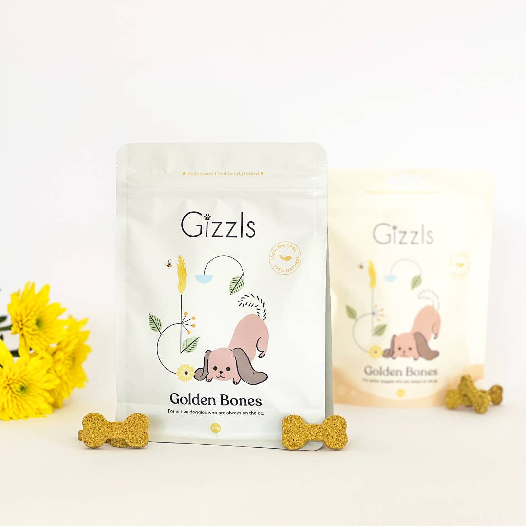 Friandises pour chiens Gizzls Golden Bones