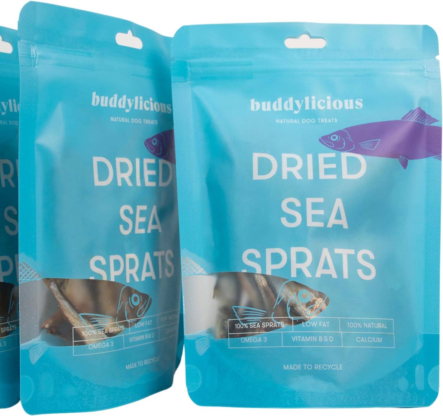 Friandises à base de sprats de mer séchés