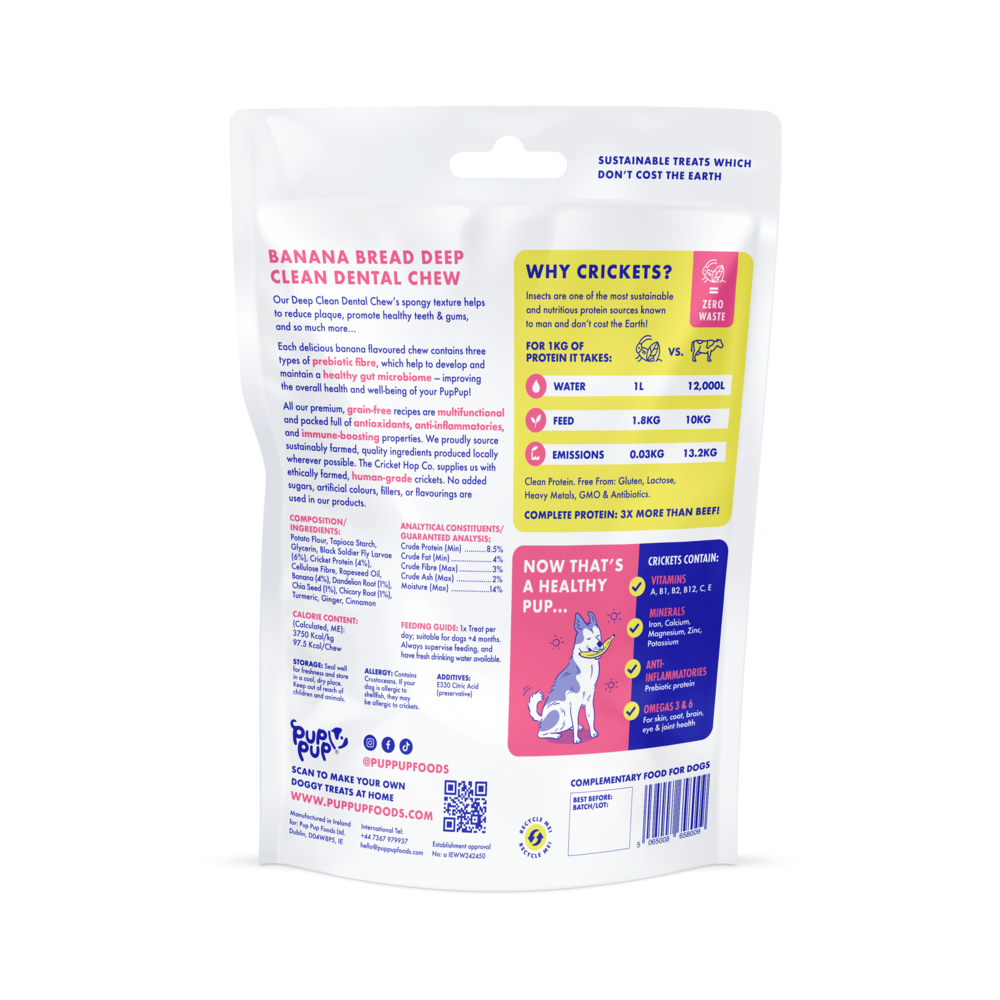 Stick dentaire Banana Bread